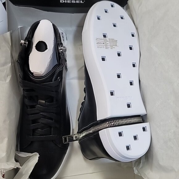 Diesel Women's Zip Round S Nentish Mid Trainers - Picture 4 of 4